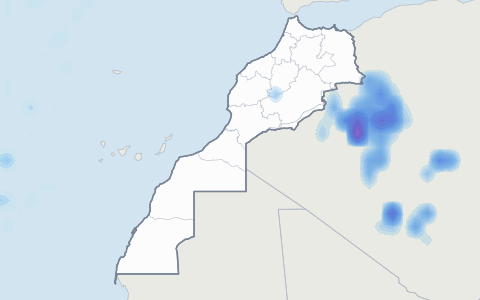 Carte de la pluie